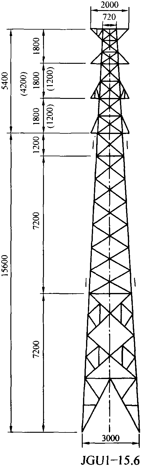 14-68 10kV JGU1轉(zhuǎn)角塔